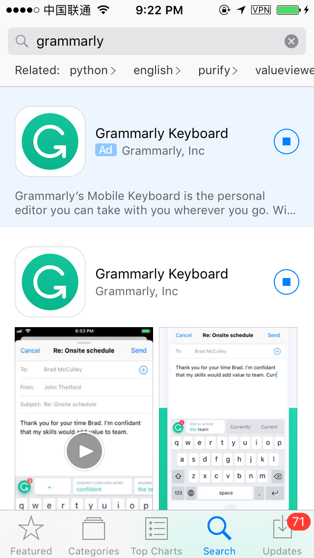 android grammarly